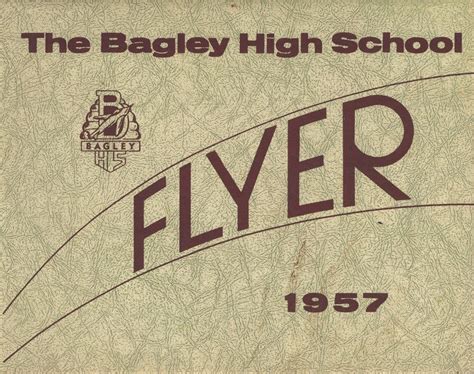 1957 yearbook from Bagley High School from Bagley, Minnesota