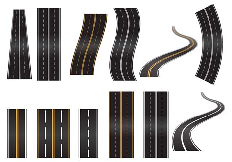 Highway vetor set 168570 Vector Art at Vecteezy