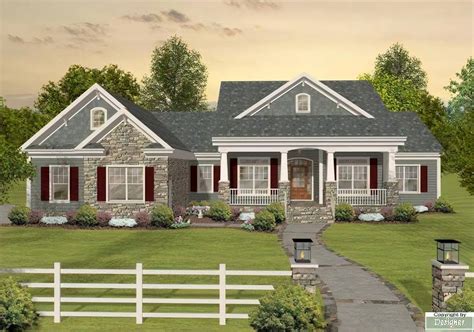 The Long Meadow 1169 - 3 Bedrooms and 3 Baths | The House Designers - 1169