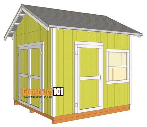 Free Shed Plans - with Drawings - Material List - Free PDF Download