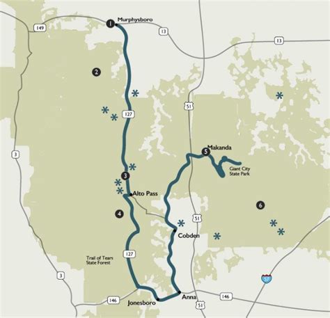 Shawnee Hills Wine Trail Map