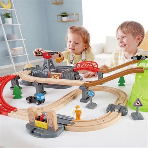 Hape Railway Bucket-Builder Set | Hopscotch Children's Store