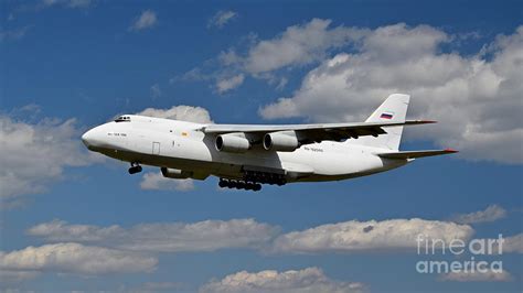 Antonov An-124 landing at BWI Photograph by Ben Schumin - Fine Art America