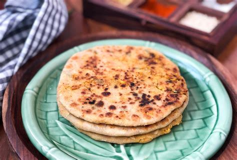 Chicken Keema Paratha Recipe - Minced Chicken Flat Bread by Archana's ...