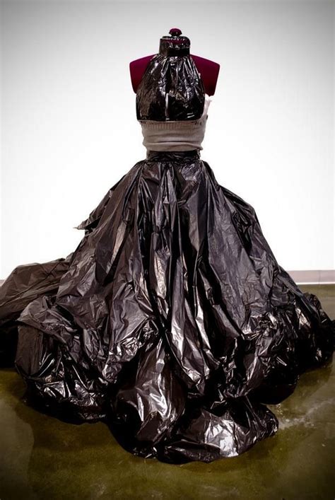 trashbags, but I love the shape | Recycled dress, Upcycled fashion ...