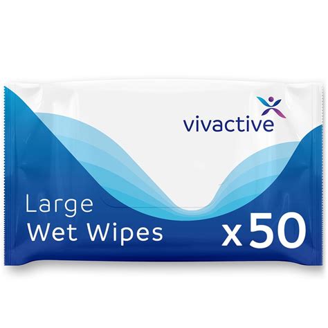 Vivactive Large Wet Wipes - 50 Pack | Age Co Incontinence ...