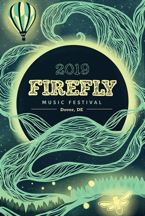 Firefly Music Festival Poster on Behance