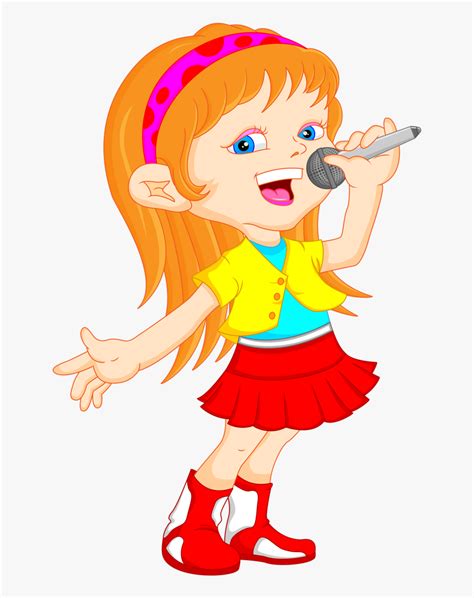 Transparent Singing Clip Art - Girl Singing Clipart, HD Png Download ...