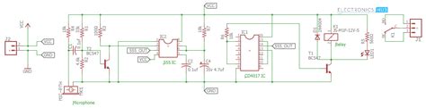 Clap Switch Circuit for Devices Circuit Working and Applications