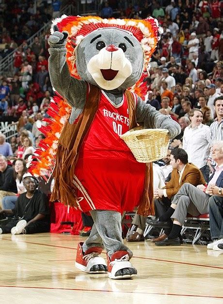 NBA Basketball Mascots: Houston Rockets Clutch the Bear Pictures