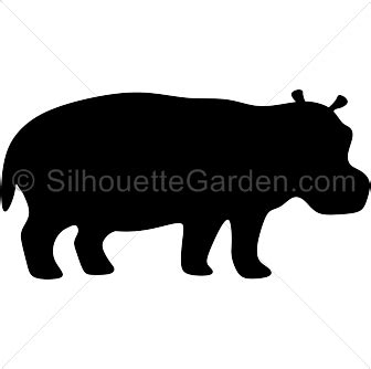 Hippo Silhouette