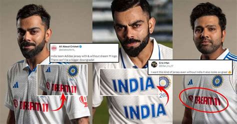 Dream11 logo ruined a great kit: Fans react to Team India’s Test jersey ...