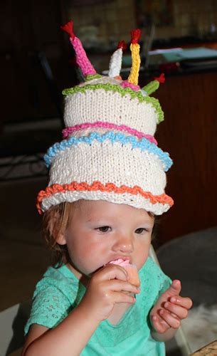 Ravelry: Happy Birthday Cake Hat pattern by Karen Gietzen