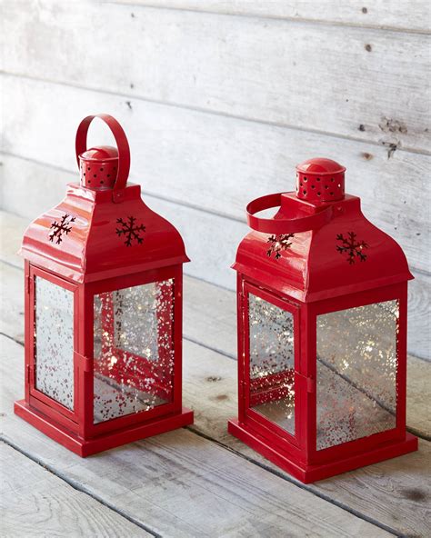 Outdoor LED Holiday Lanterns, Set of 2 | Balsam Hill