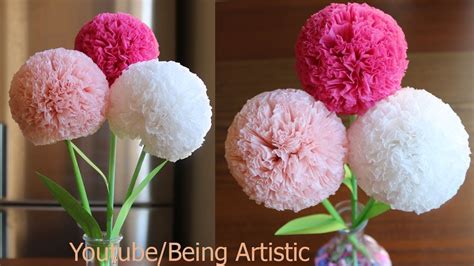 Easy Tissue Paper Flower Bouquet - teachcreativa.com