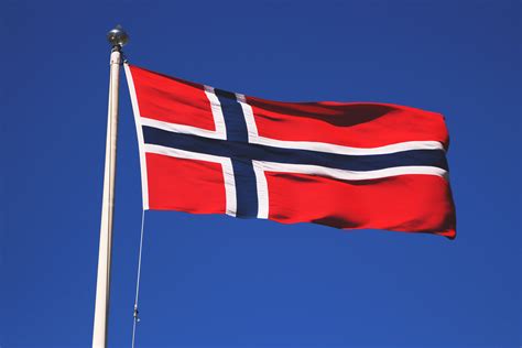 Flag of Norway Royalty-Free Stock Photo