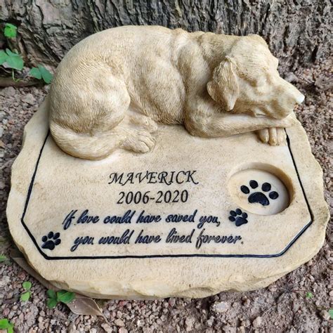 Pietre commemorative personalizzate per animali domestici pietre da ...