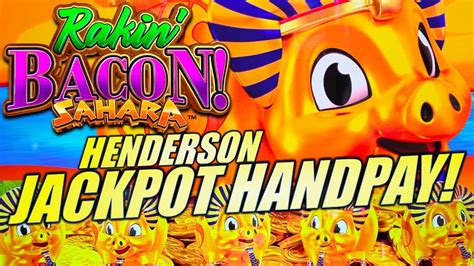 Henderson JACKPOT Handpay! 😍 Rakin Bacon Sahara Slot Machine (Emerald ...