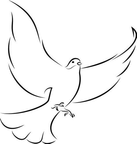 Clip Art Of A White Doves Illustrations, Royalty-Free Vector Graphics ...