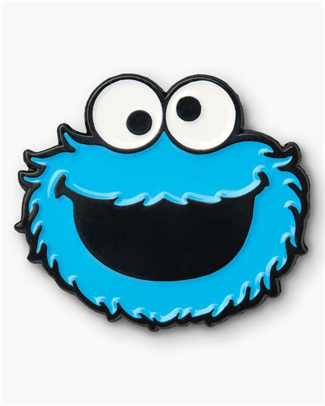 Cookie Monster Face Enamel Pin | Official Sesame Street Merch Australia