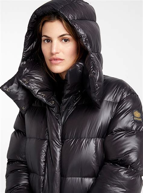 Lund shiny down maxi puffer jacket | Kanuk | Women's Quilted and Down ...