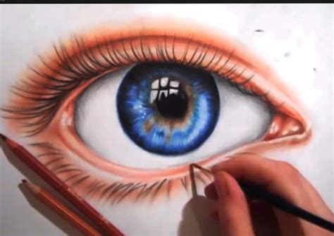 Colored Pencil Eye Drawing at GetDrawings | Free download