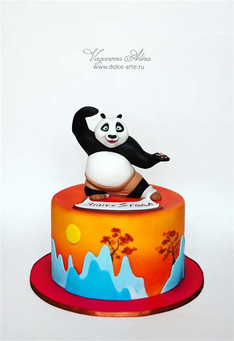 Kung Fu Panda cake - Decorated Cake by Alina Vaganova - CakesDecor