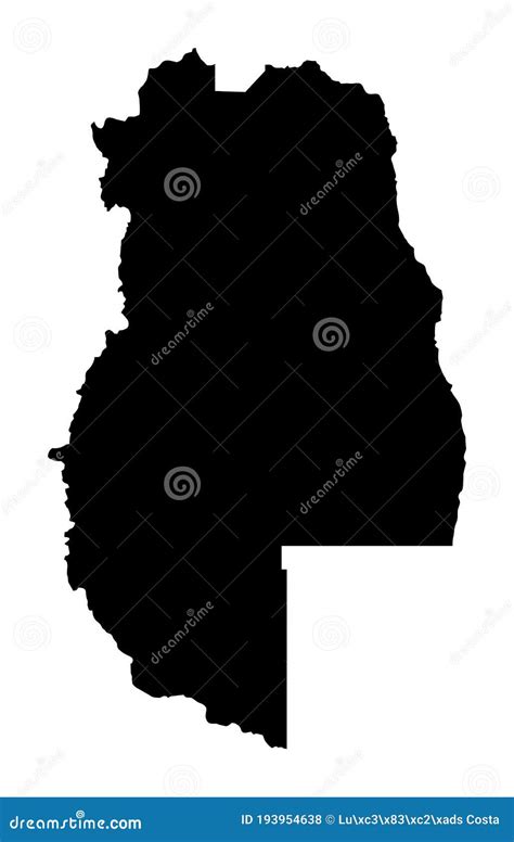 Mendoza Province map stock vector. Illustration of continent - 193954638