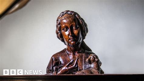 Rare sculpture found on top of cupboard at Anglesey Abbey - BBC News