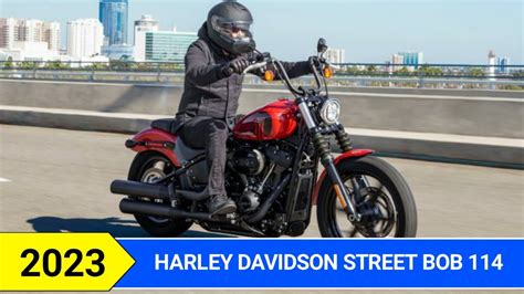 2023 Harley Davidson Street Bob 114 Specs, Colors and Price - YouTube