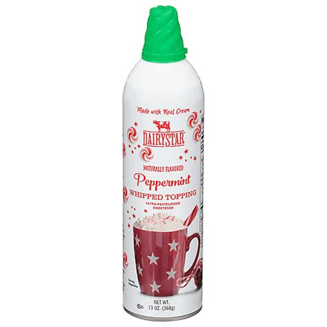 Dairy Star Whipped Topping, Peppermint 13 oz | Buehler's