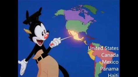 Nations of the World - With Lyrics - Animaniacs | The world song ...