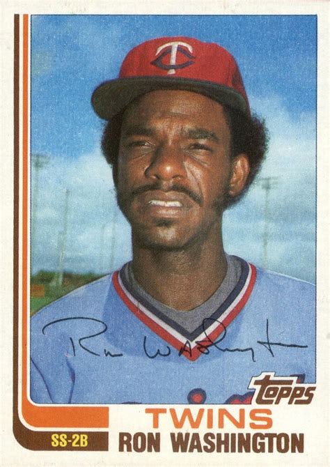 Ron Washington Had a Rough Night with His 1989 Donruss Card