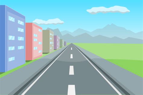 png highway cartoon road - Clip Art Library