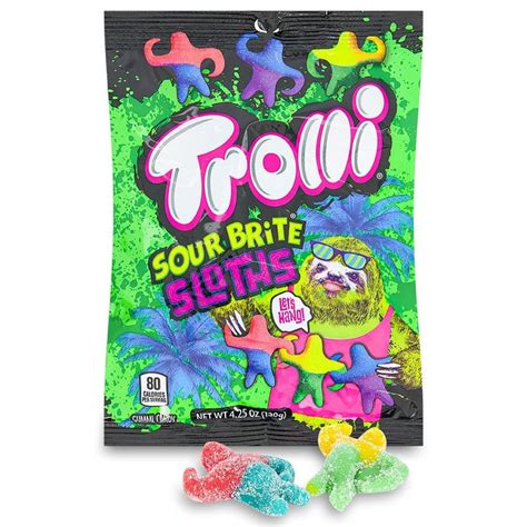 Trolli Sour Brite Sloths - 120g | Candy District