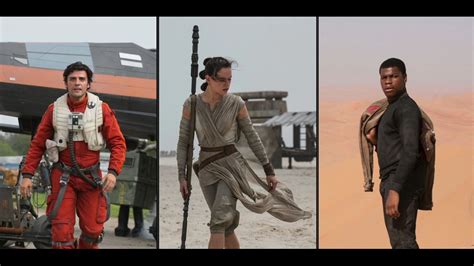 Here are the first official photos of Star Wars' new lead characters ...