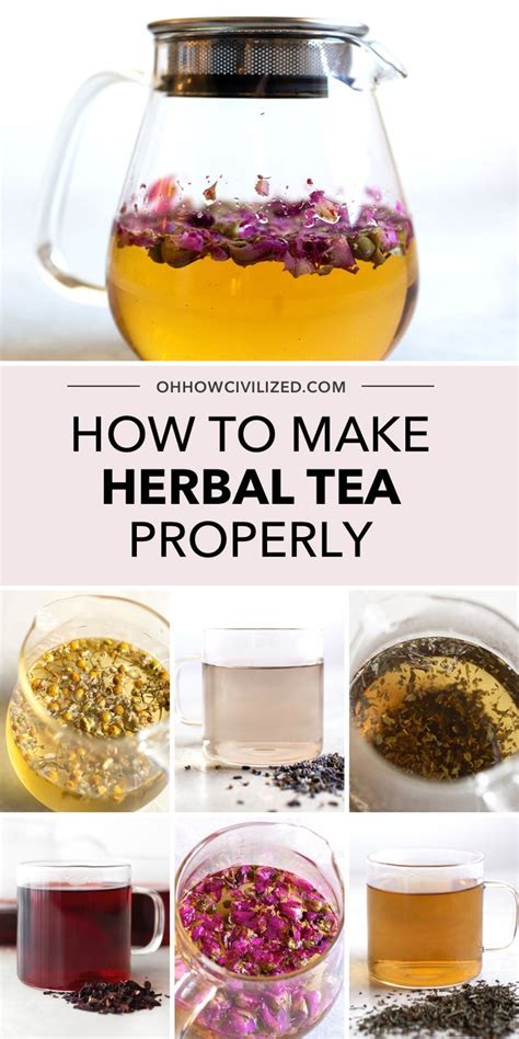 15 Herbal Tea Drinks (and How to Make Them Properly) | Herbal tea ...