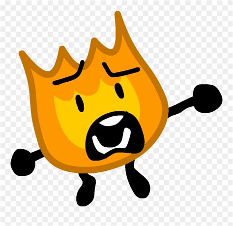 Download Firey Jr Scared 3 - Scared Firey Bfdi Clipart (#1664439 ...