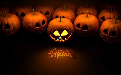 Holiday Halloween Holiday Jack-o'-lantern Wallpaper | Cute desktop ...