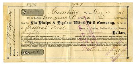 [Promissory note for Milton Parks, December 18 1891] - Page 2 of 2 ...