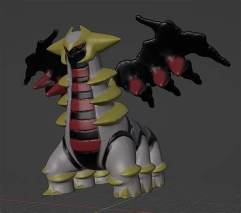 Giratina Altered Forme 3D model 3D printable | CGTrader