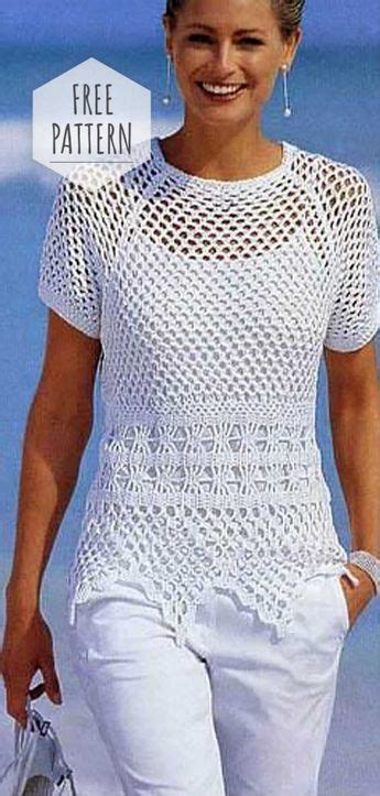 Crochet Lace Top Free Pattern | Crochet lace pattern, Crochet cardigan ...