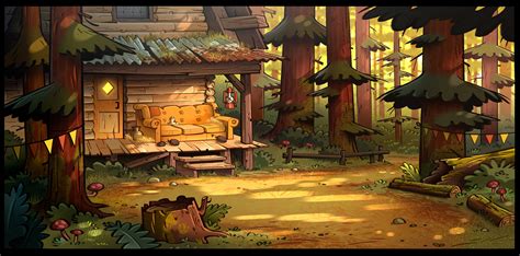 Ian Worrel - Gravity Falls art direction and background art