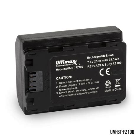 Rechargeable Batteries for Cameras & Video Cameras - Ultimaxx