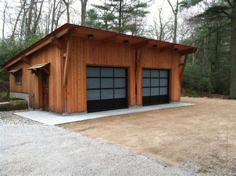 Two car garage - Contemporary - Shed - Providence - by South County ...