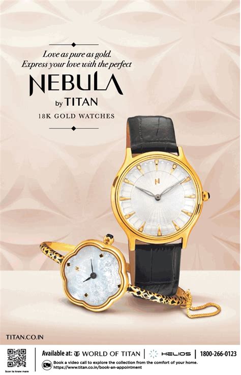 nebula-by-titan-18k-gold-watches-ad-bombay-times-14-02-2021 | 18k gold ...