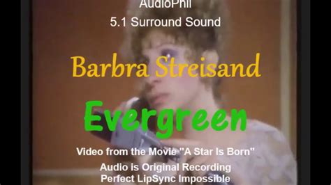 Evergreen - Barbra Streisand - YouTube