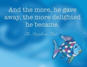 Rainbow Fish Quote - Classroom Decoration | Rainbow fish, Fishing ...