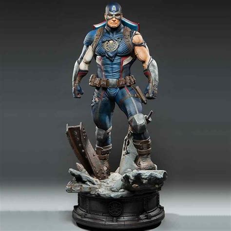 Captain America Hydra Statue – STL Files for 3D Print – 3D Kiee Shop