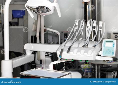 Medical Equipment of a Dentist S Office with Close-up Stock Photo ...